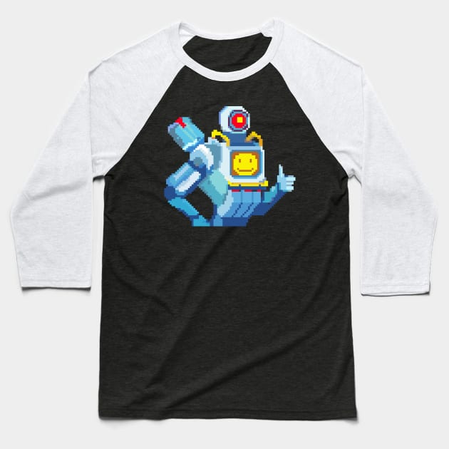 Apex Legends | Pixel Pathfinder Baseball T-Shirt by groovyraffraff